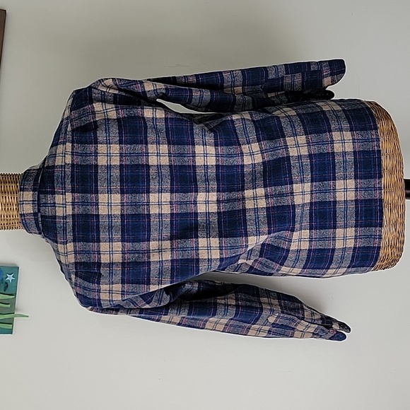 Vintage Pendleton Flannel Made in USA size M 100% Wool BinW - Picture 3 of 9